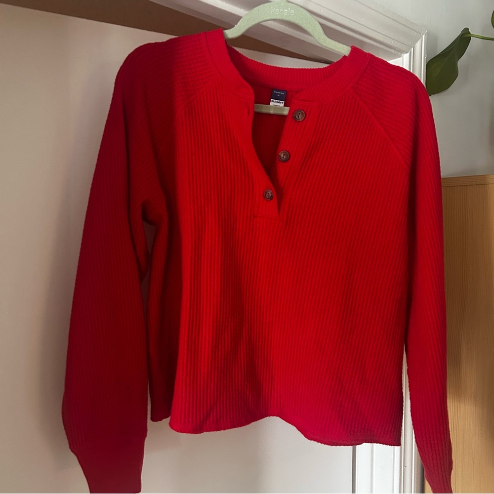Old Navy Waffle Henley
